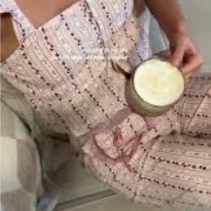 Pink Rose Pink Shabby Chic Patterned flower pajamas set